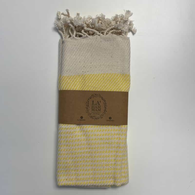 Ege Turkish Cotton Kitchen / Hand Towel 18"X40": Yellow