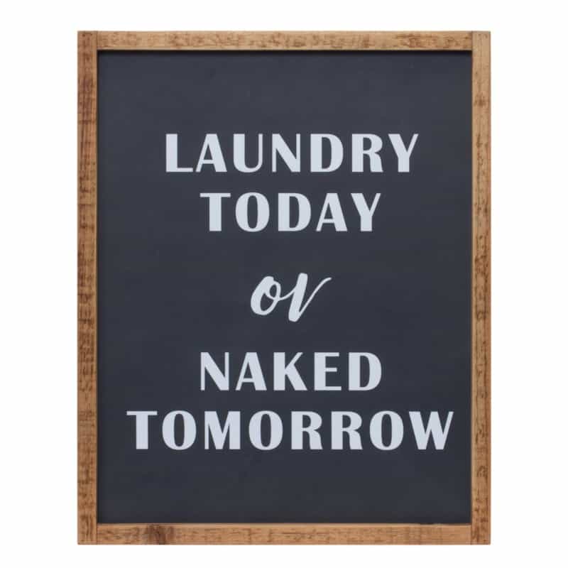 Laundry Sign 12"L X 15"H Mdf/Wood
