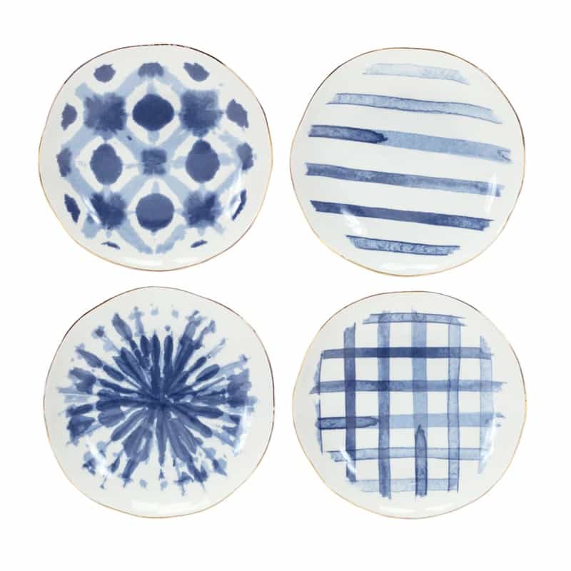 Plate (Set Of 4) 7”D Ceramic