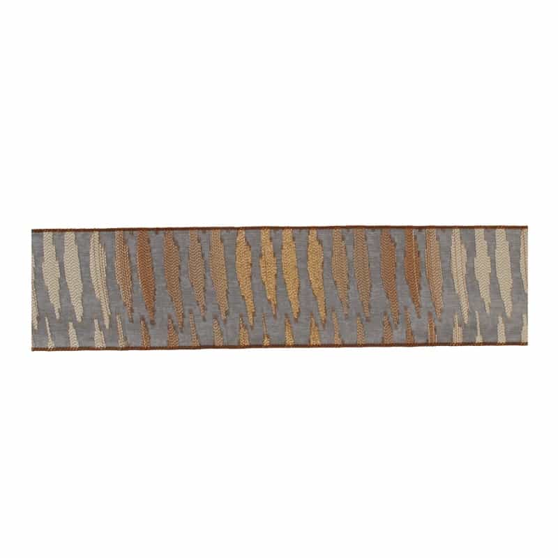 4” X 10 Yds. Wired Polyester/Metallic
