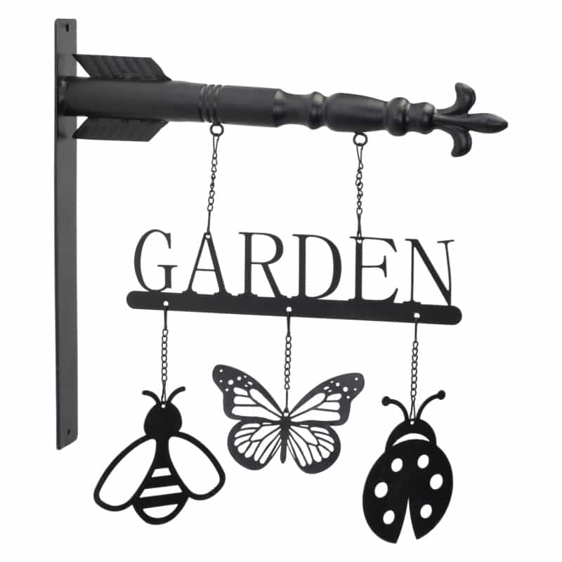 Garden And Insect Sign 14"L X 15.5"H Metal