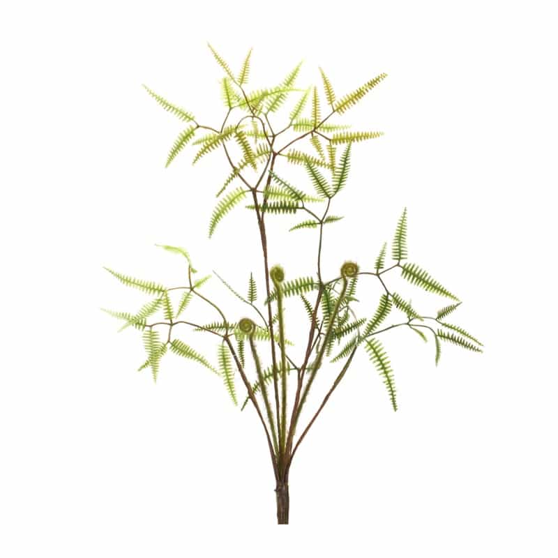 Mini Fern Bush (Set Of 6) 19”H Plastic