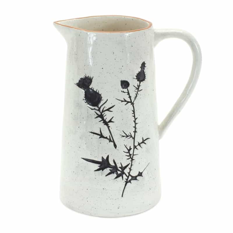 Pitcher (Set Of 2) 10”H Ceramic