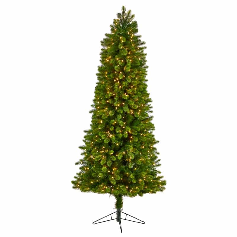 7’ Slim Virginia Spruce Tree With 500 (Multifunction) Led Lights With Instant Connect Technology