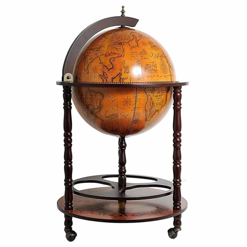 Globe Drink Cabinet 17 3/4 Inches