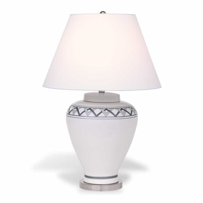 Carlyle Cream Lamp 30"h