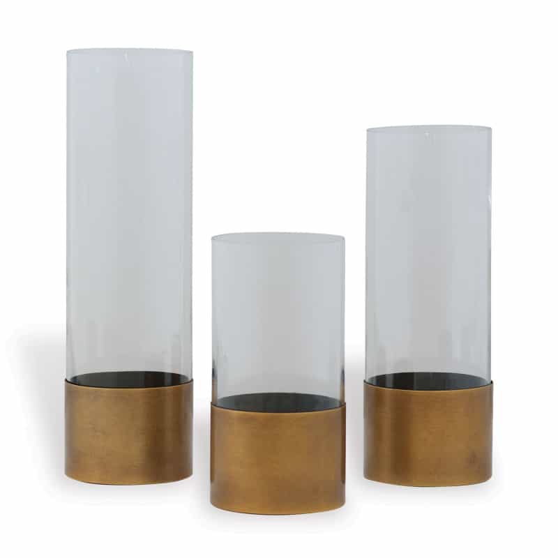 Evanston Clear Vases (Set Of 3)