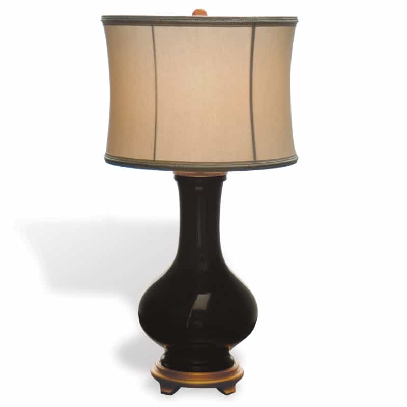 Dorothy Black Lamp 27"h