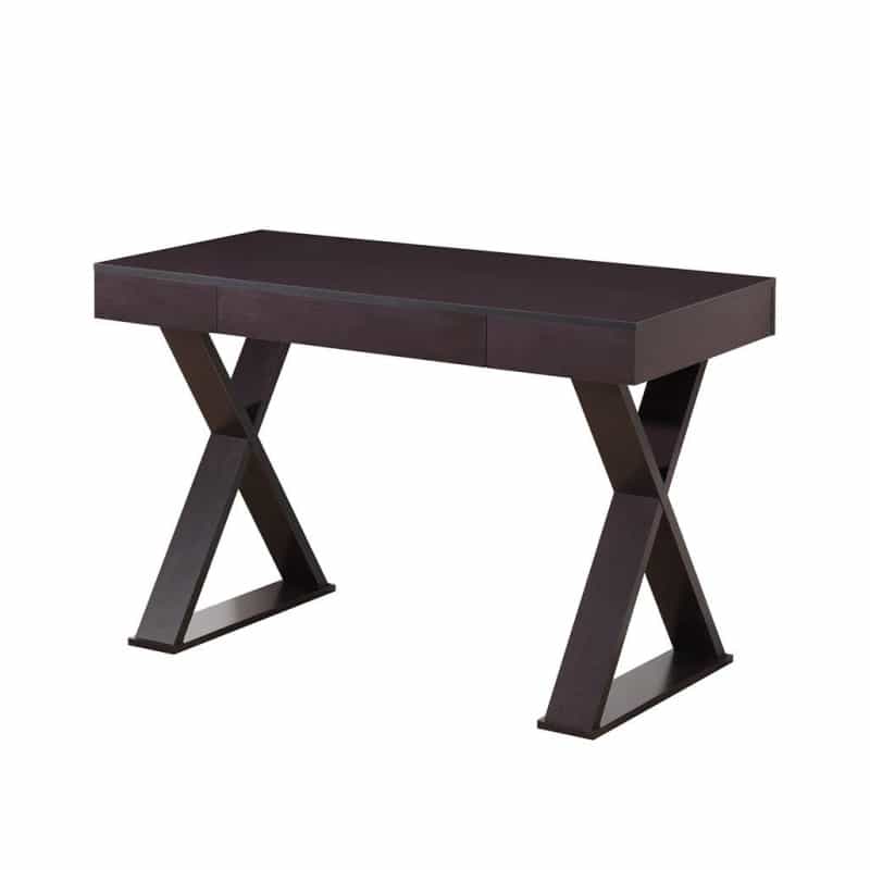 Techni Mobili Trendy Writing Desk With Drawer, Espresso