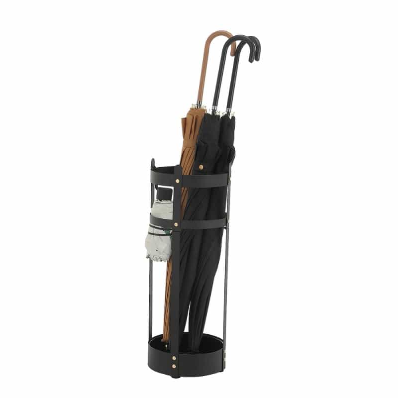 Steel Umbrella Stand - Black