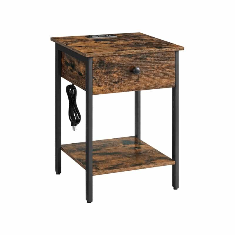 Nightstand With Charging Outlets