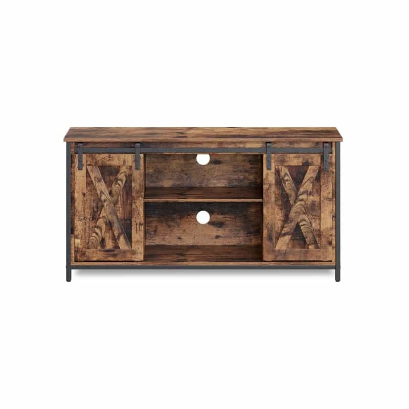 Tv Stand With Adjustable Storage Shelve