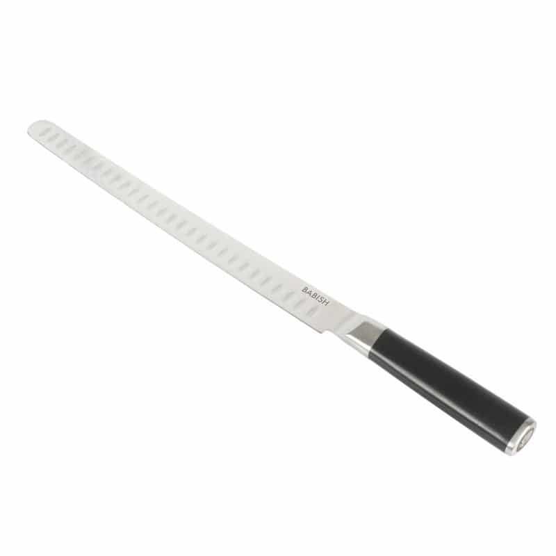 Babish 12 Inch High-Carbon Stainless Steel Full Tang Super Slicer In Black