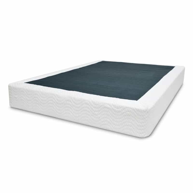 Full Size Metal Boxspring Mattress Foundation With Jacquard Cover