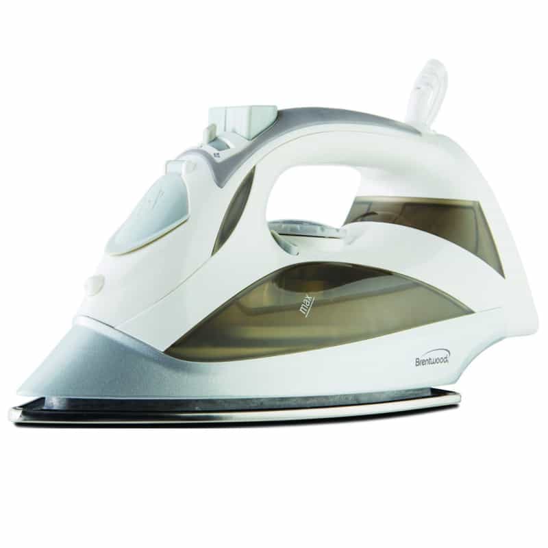 Brentwood Steam Iron With Auto Shut-Off - White