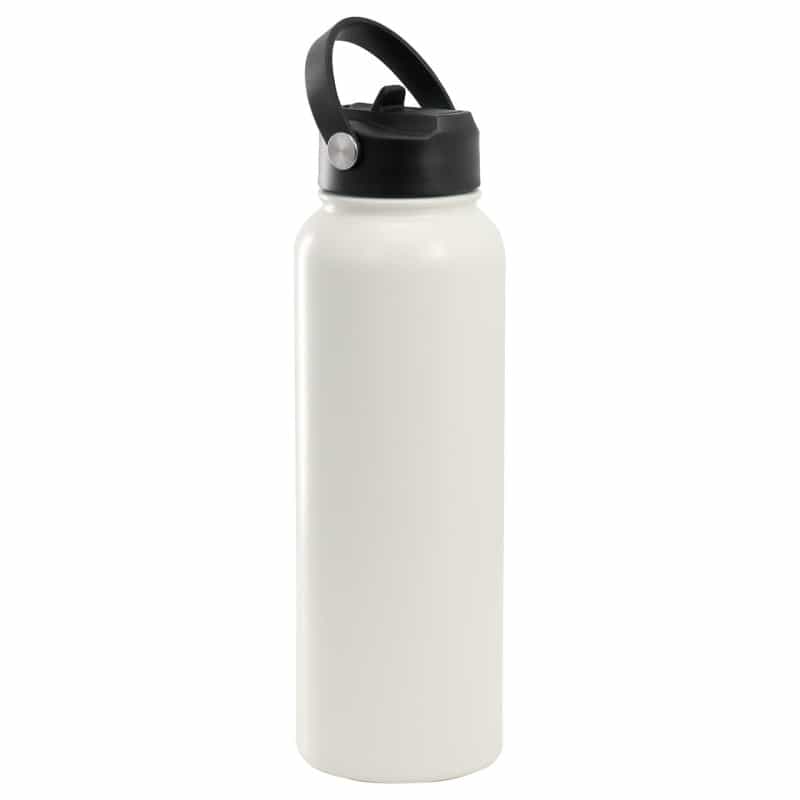 Gibson Home Marina 38Oz Stainless Steel Thermal Bottle With Lid In Cream