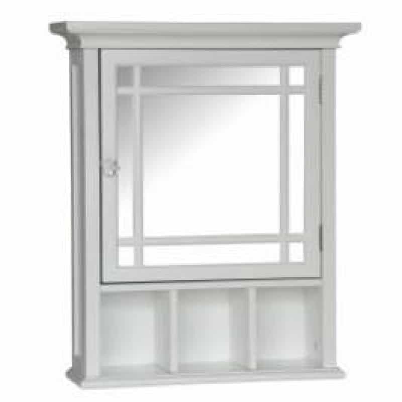 White Bathroom Medicine Cabinet With Mirror