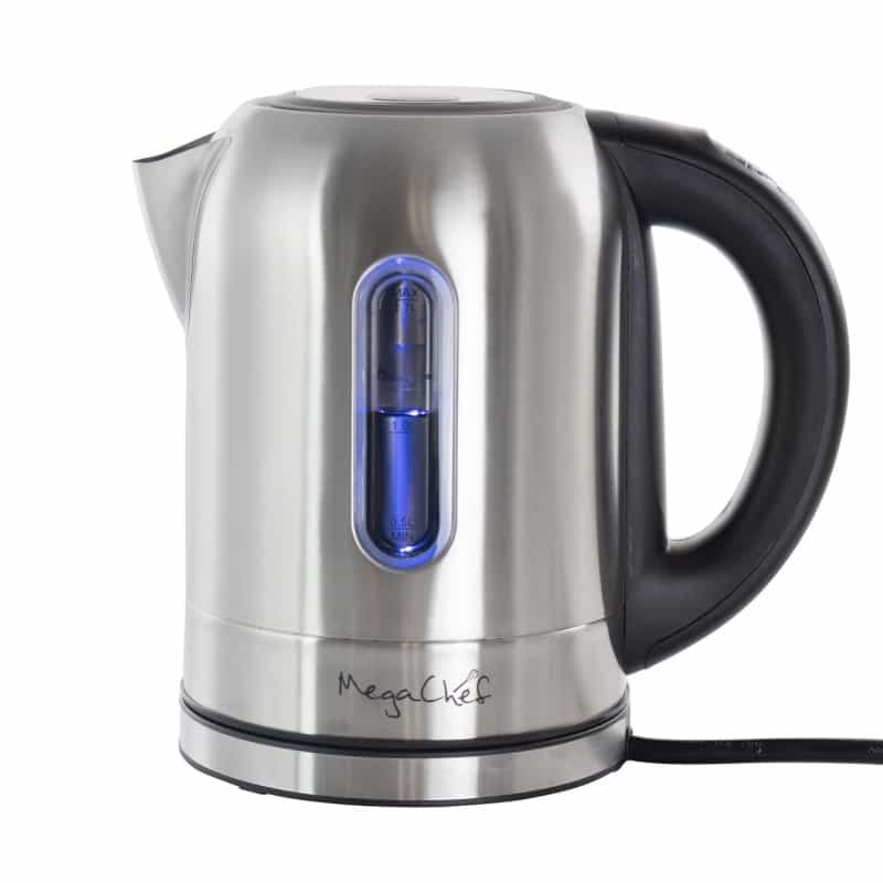 Megachef 1.7Lt. Stainless Steel Electric Tea Kettle With 5 Preset Temps