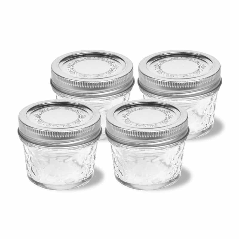 Mason Jars, 4-Pack (4 Oz)