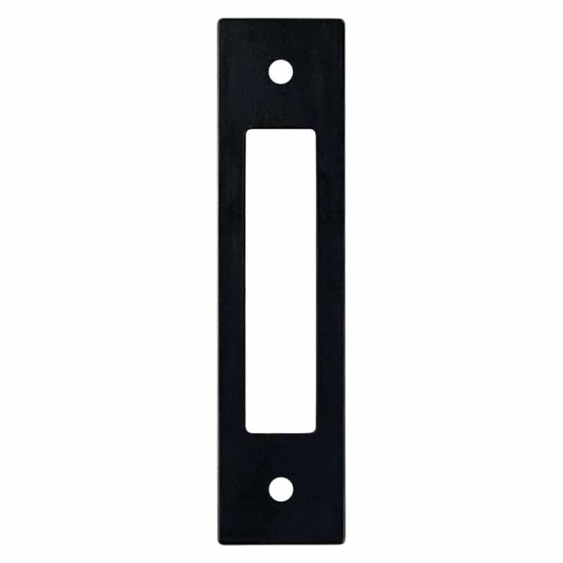 Statler Zinc Pull Backplate - Matte Black