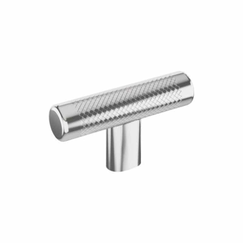 Bronx Zinc & Stainless Steel Cabinet Knob - Polished Chrome - 2 5/8" (67 Mm)