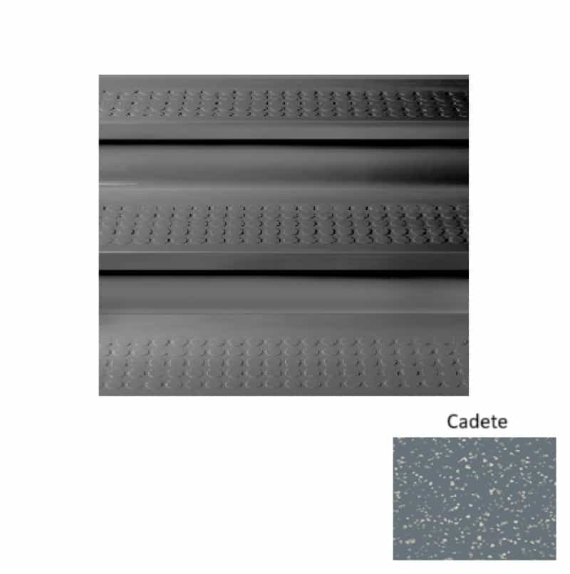 Fiesta 96 Cadete Vantage Raised Circular Rubber (Sq) Stair Tread With Riser - Textured