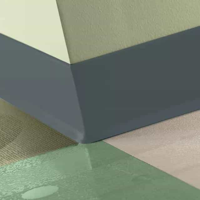 Johnsonite Harbour Rubber Baseworks Thermoset Wall Base - 4.5" X 120 Ft (1440") X 1/8" Toe - Baseworks Thermoset Wall Base