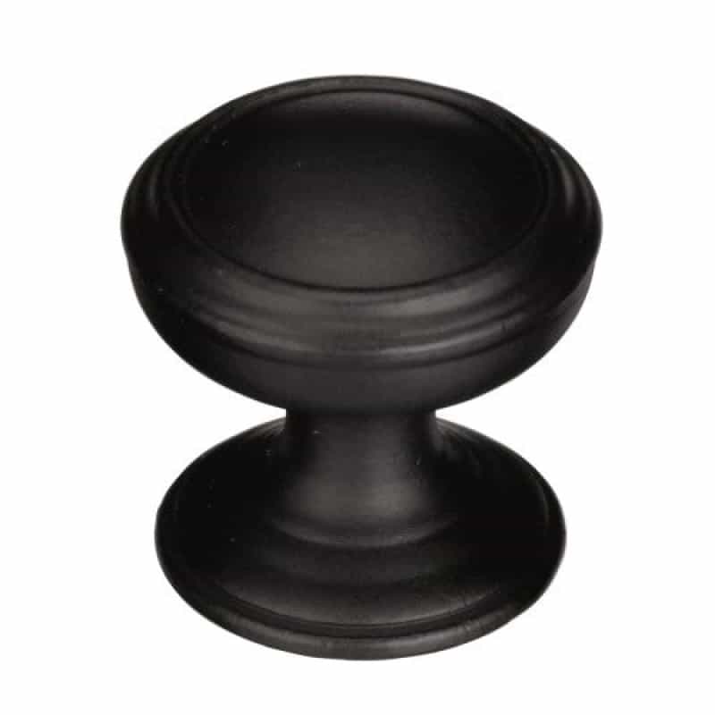 Bp55342bbr Revitalize Zinc Cabinet Knob - Black Bronze - 1 1/4" (32 Mm) Length
