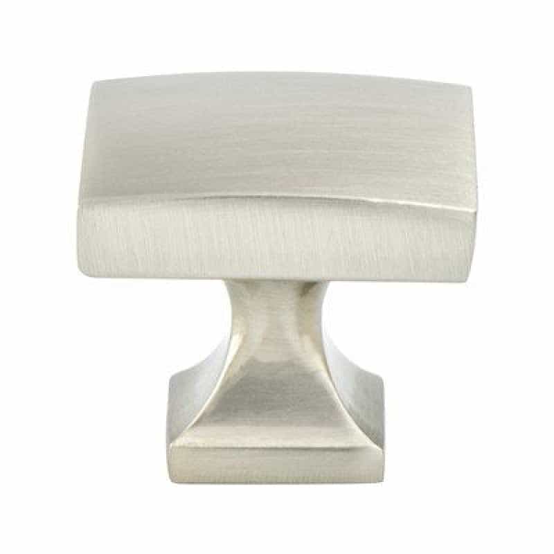 Berenson Epoch Edge Zinc Cabinet Knob - Brushed Nickel - 1 3/8" Length