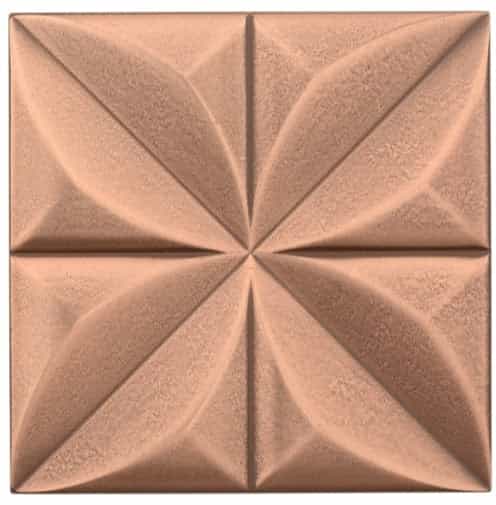 Geometal Bronze Metal Tile - Satin