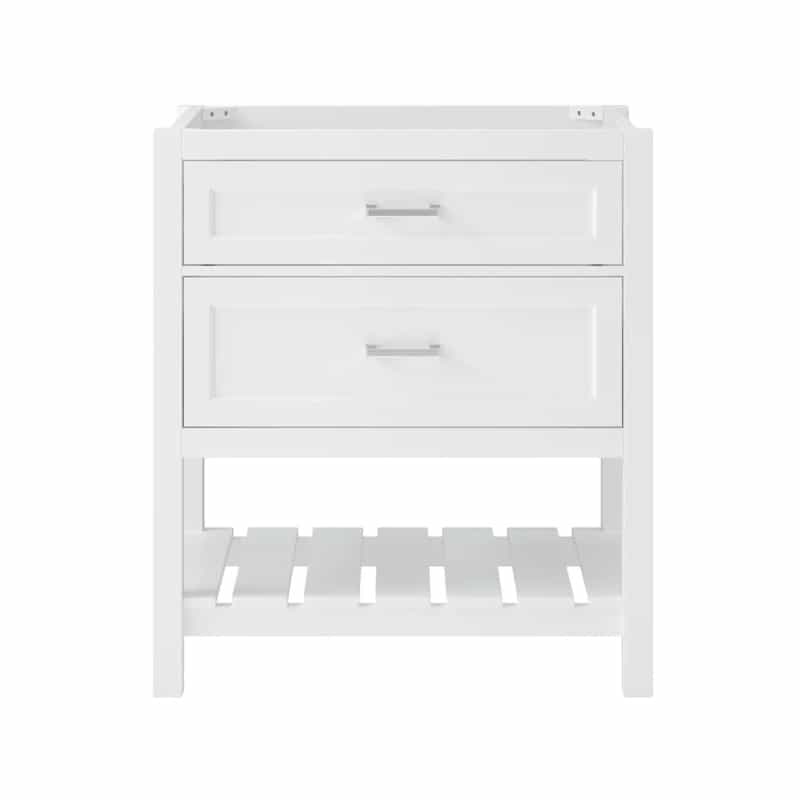 Lawson White Wood Freestanding Bathroom Vanity - 30" - White