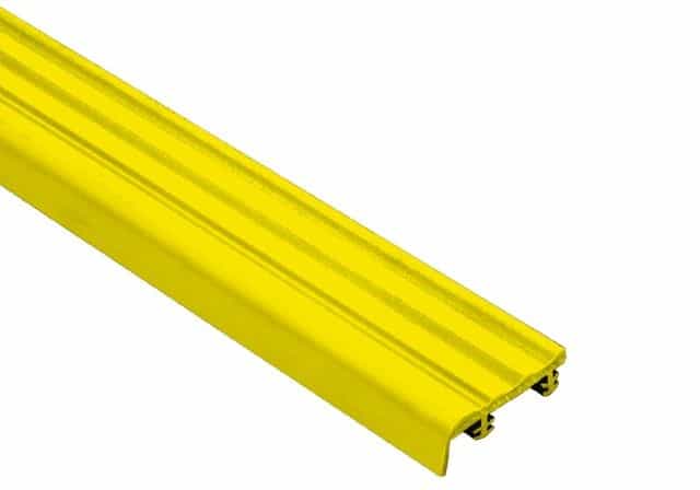 Trep Se Thermoplastic Replacement Insert Rubber Tile Edging Trim - Yellow