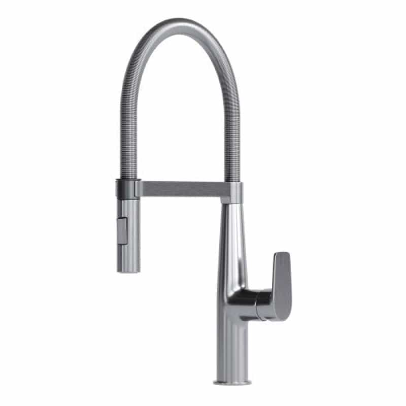 8002 016 01 Chrome Brass Vessel Kitchen Faucet - Single Handle / One Hole - Chrome