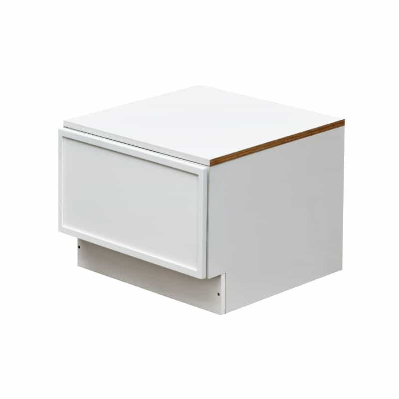 Shady White Slim Shaker Wood Kitchen Oven Drawer Base Cabinet - 24" X 24" X 16" (Assembly Required) - White