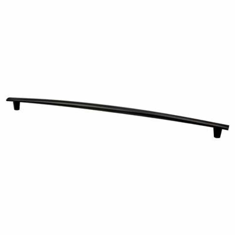 Berenson Meadow Aluminum Appliance Pull - Matte Black - 17 21/32" (448 Mm) Center To Center