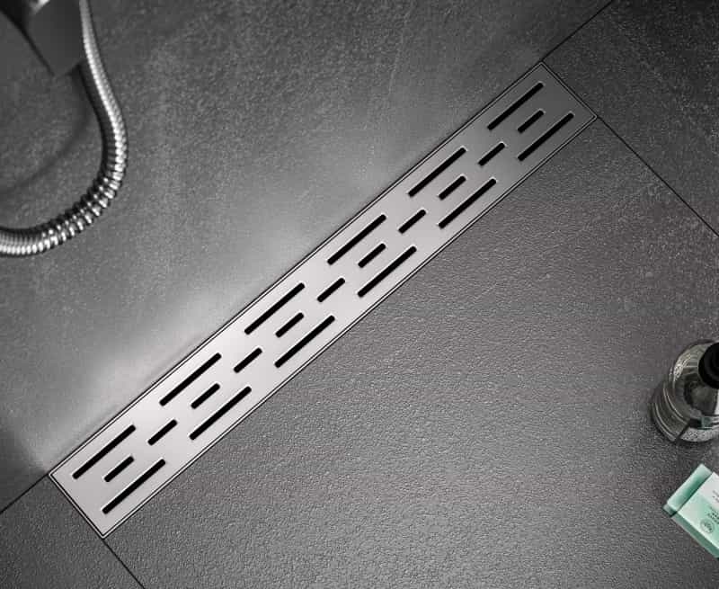 Hb.Ldl.12Mb Linear Floor Drain - Matte Black