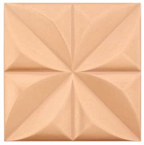 Geometal Champagne Gold Metal Tile - Satin