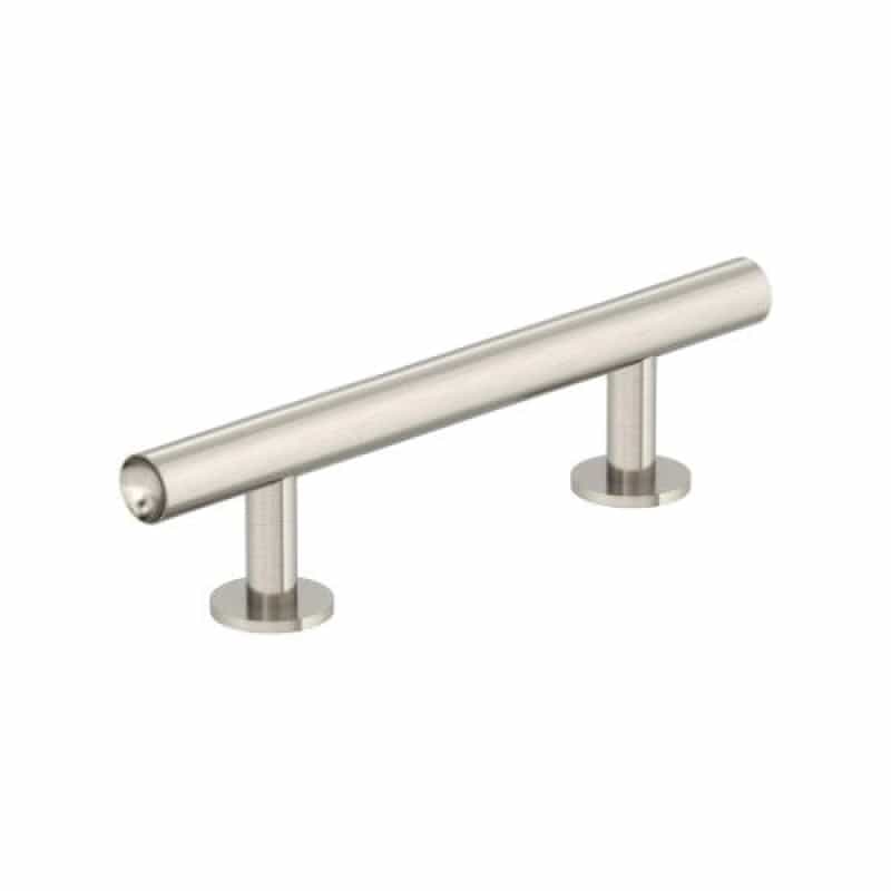 Radius Stainless Steel Bar Cabinet Pull - Satin Nickel