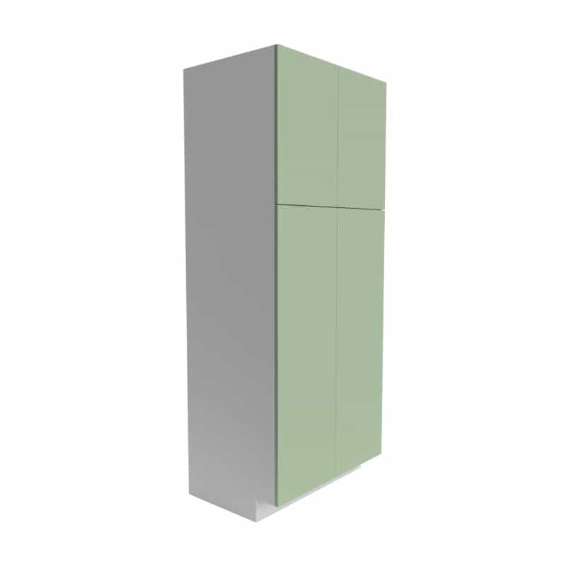 Manhattan Sage Green Matte Wood Kitchen Pantry Cabinet - 30" X 96" X 24" (Assembly Required) - Matte
