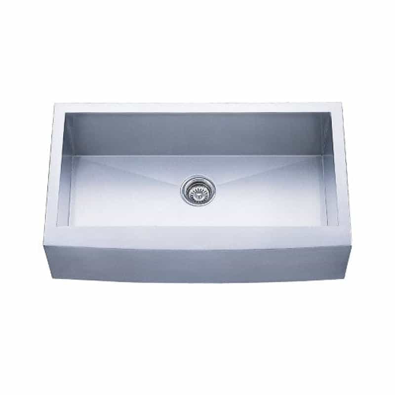 6002 3520 Stainless Steel Undermount Single Bowl Kitchen Sink - 35 7/8" X 20 3/4" X 10" With Grid & Strainer - Satin