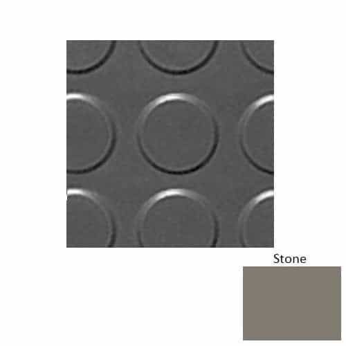 Flextones Stone Rbt Radial High Profile Rubber Distinct Designs Tile - Textured - 18" X 18"