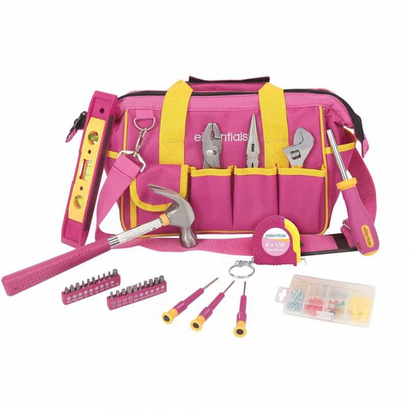 Greatneck “Around The House” Tool Set (32-Piece Set) – Pink