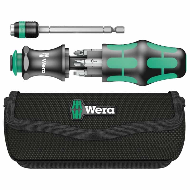 Wera 7-In-1 Bitholding Screwdriver With Removable Bayonet Blade