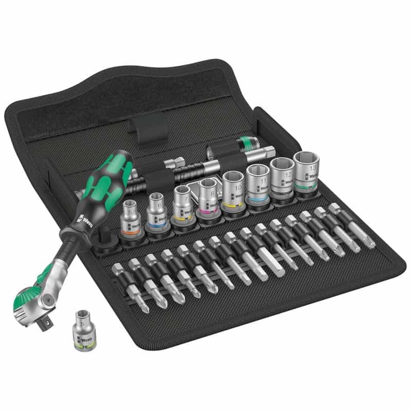 Wera Metric 1/4” Drive Speed Ratchet Set (28-Piece Set)