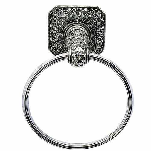 Carpe Diem Juliane Grace Reed Full Towel Ring Aurore Swarovski Crystal