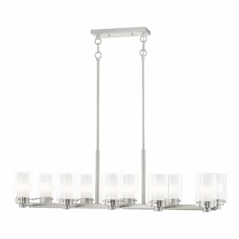 Livex Lighting Manhattan 10-Light Linear Chandelier