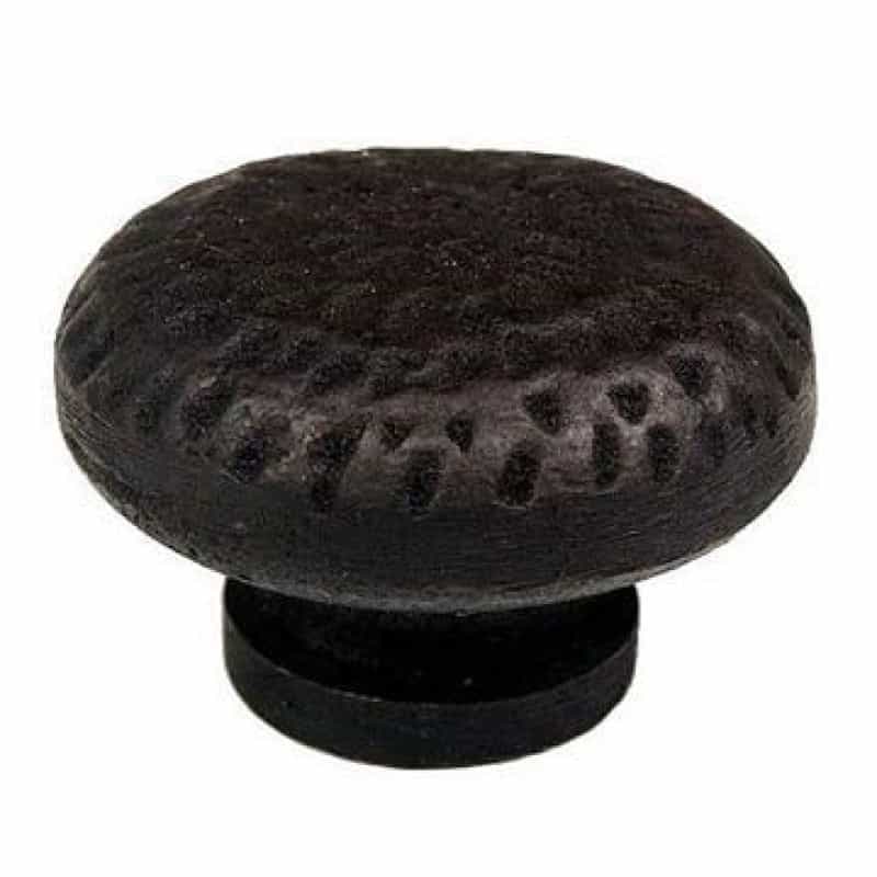 Restorers Rustic Iron Pebbled Cabinet Knob