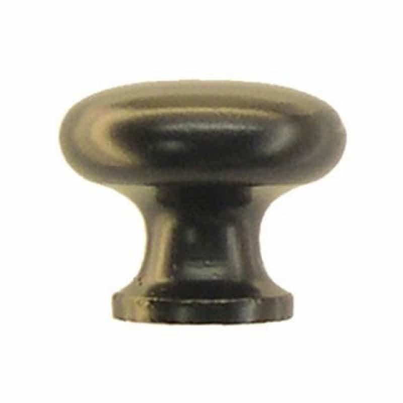 Restorers Classic Black Bookcase Knob
