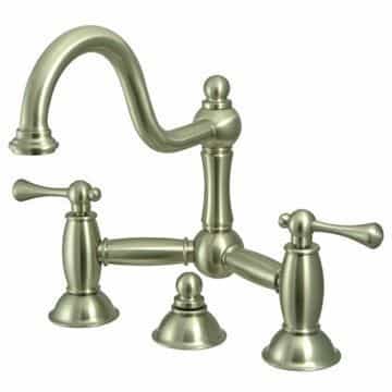Restorers Restoration Ks391xbl-P Bridge Bathroom Faucet