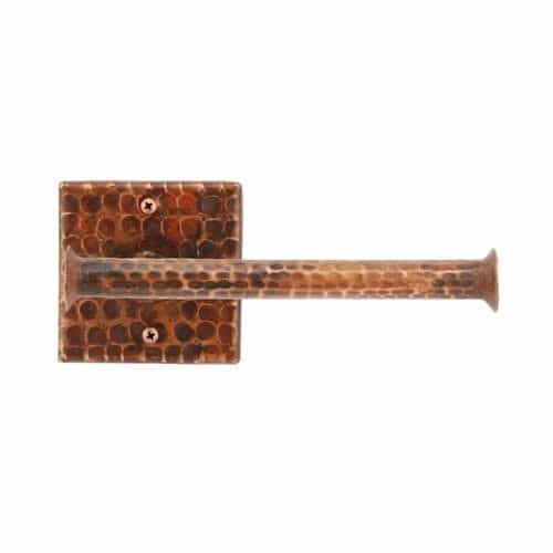 Premier Copper Hand Hammered Copper Toilet Paper Holder